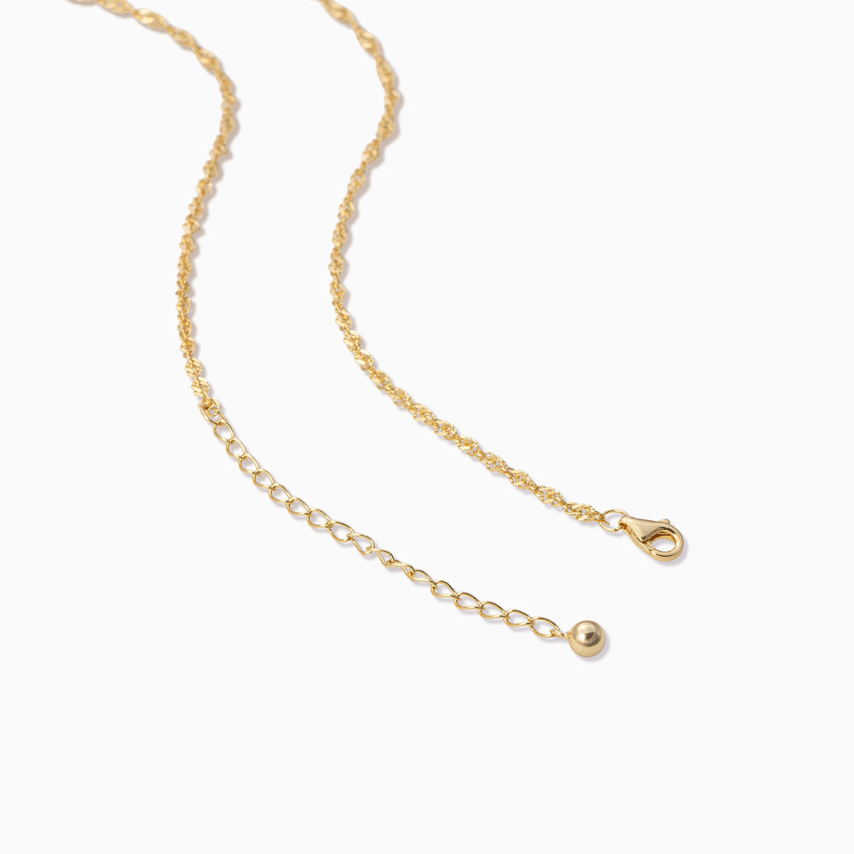Buy 18 Carat Gold Vermeil Chain Necklace, Medium-weight Curb Chain Necklace,  Gold Vermeil Curb Chain in 16, 18, 20, 22, 24 or 30 Inches Online in India  - Etsy