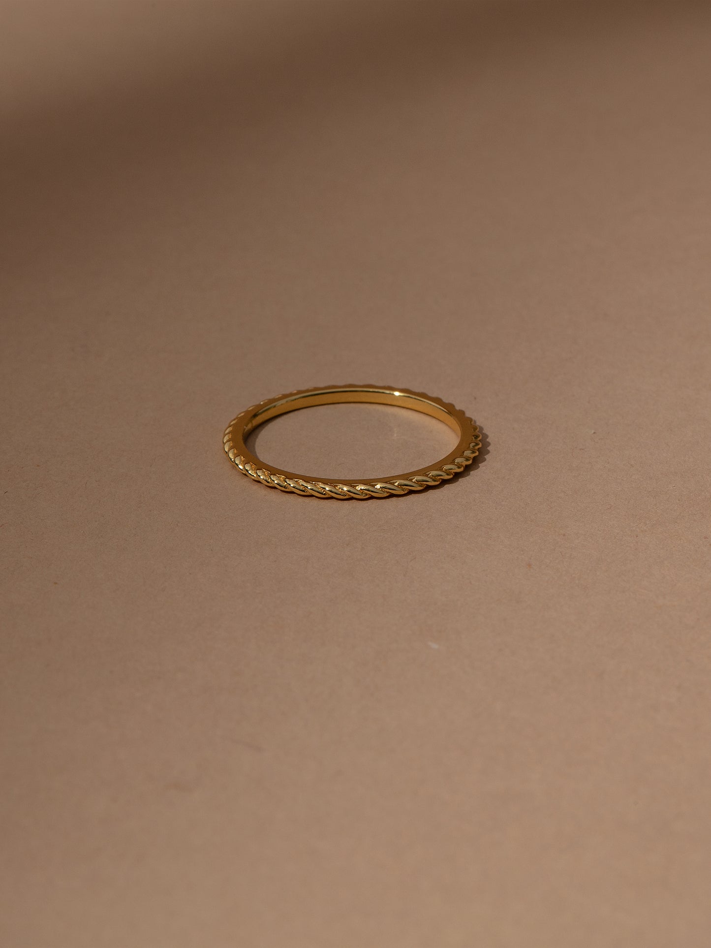 Rope Vermeil Ring | Gold Vermeil | Product Image | Uncommon James