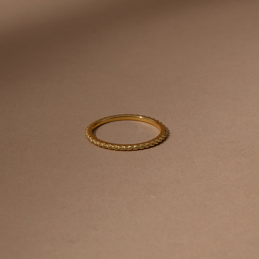 Rope Vermeil Ring | Gold Vermeil | Product Image | Uncommon James
