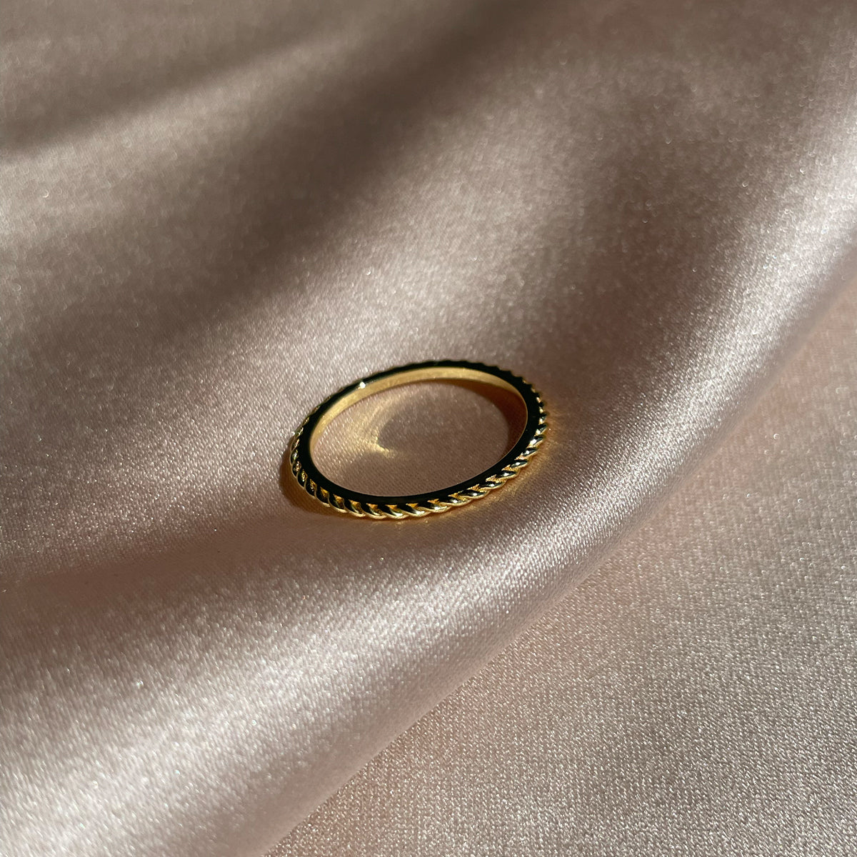 Rope Vermeil Ring | Gold Vermeil | Product Image | Uncommon James