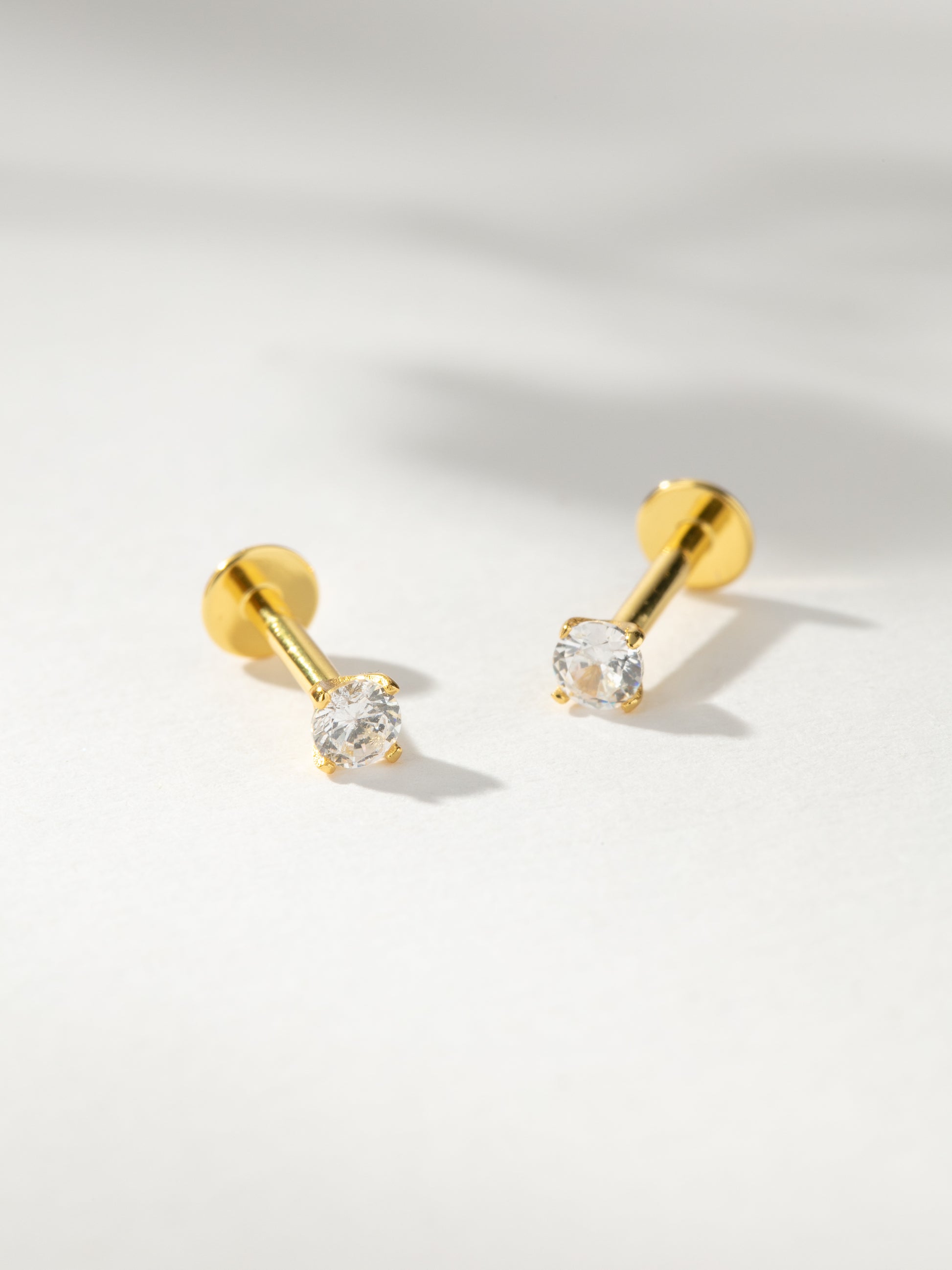 Classic Diamond Flat Back Earring