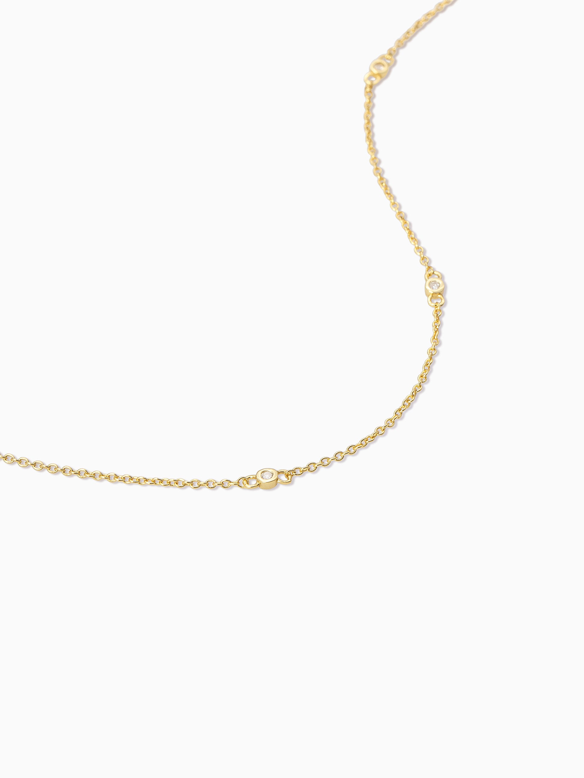 Dainty Diamond Vermeil Bracelet | Gold Vermeil | Product Detail Image 2 | Uncommon James