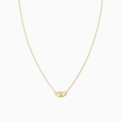 Evil Eye Vermeil Necklace | Gold | Product Detail Image | Uncommon James