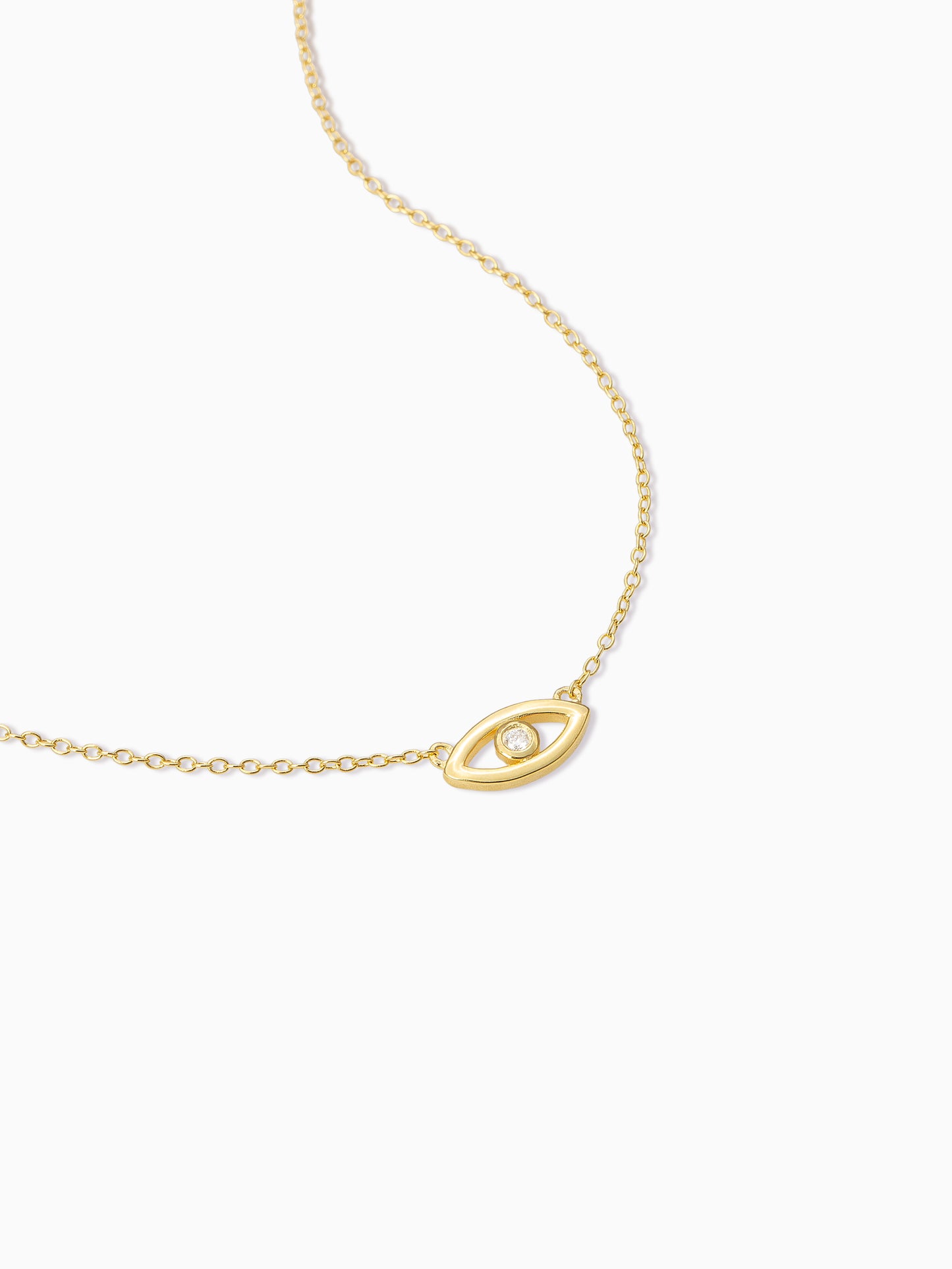 Evil Eye Vermeil Necklace | Gold | Product Detail Image 2 | Uncommon James