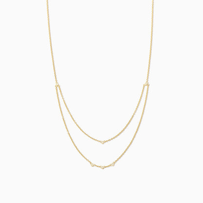 Layered Chain Vermeil Necklace | Gold | Product Detail Image | Uncommon James