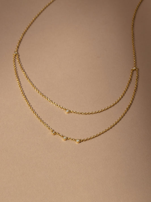 Layered Chain Vermeil Necklace | Gold Vermeil | Product Image | Uncommon James