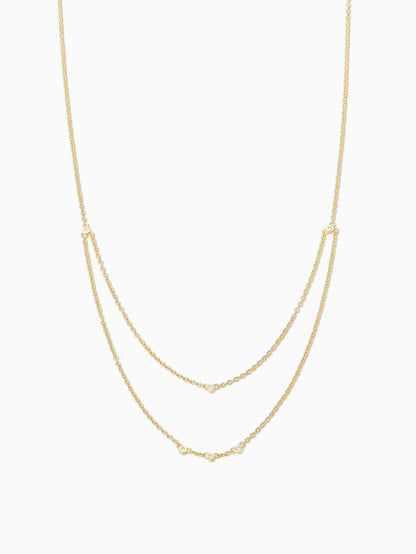 ["Layered Chain Vermeil Necklace ", " Gold Vermeil ", " Product Detail Image ", " Uncommon James"]