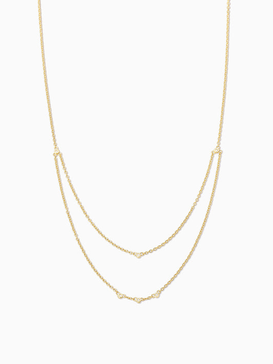 Layered Chain Vermeil Necklace | Gold Vermeil | Product Detail Image | Uncommon James