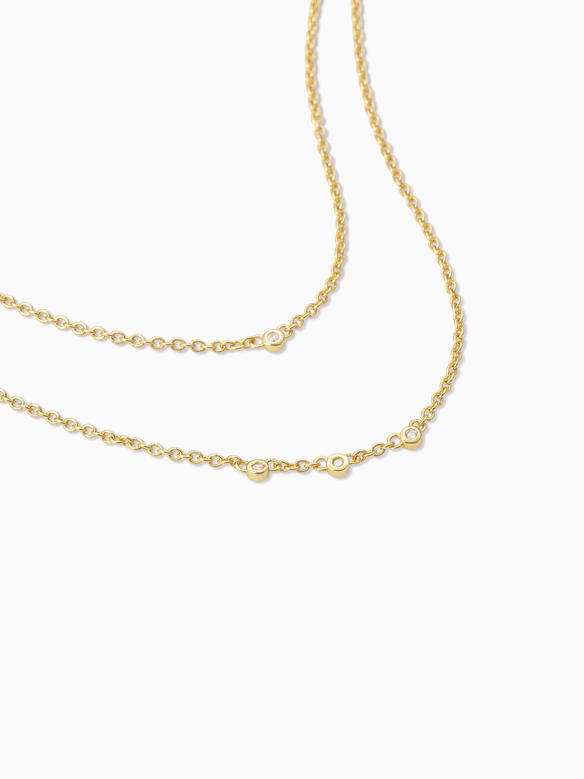 Layered Chain Vermeil Necklace | Gold Vermeil | Product Detail Image 2 | Uncommon James