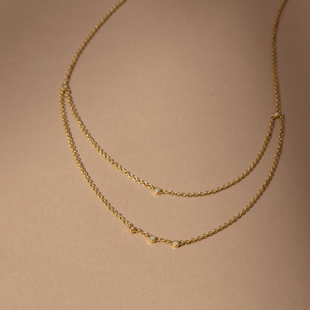Layered Chain Vermeil Necklace | Gold | Product Image | Uncommon James