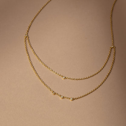 Layered Chain Vermeil Necklace | Gold | Product Image | Uncommon James