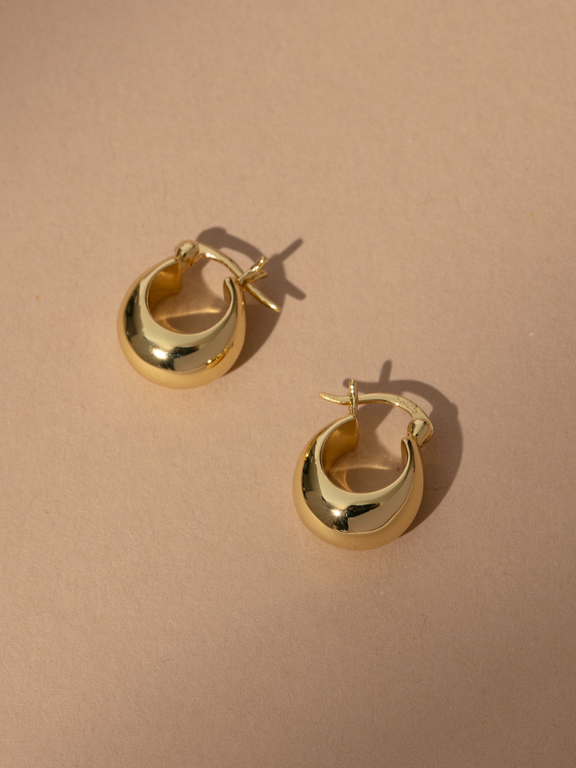 Uncommon James Vermeil Bold Statement Hoop Earrings in Gold