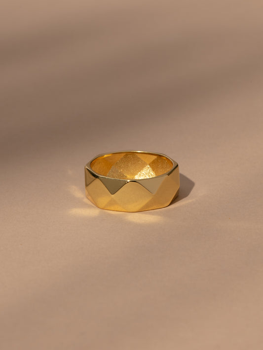 Bold Stud Vermeil Ring | Gold Vermeil | Product Image | Uncommon James