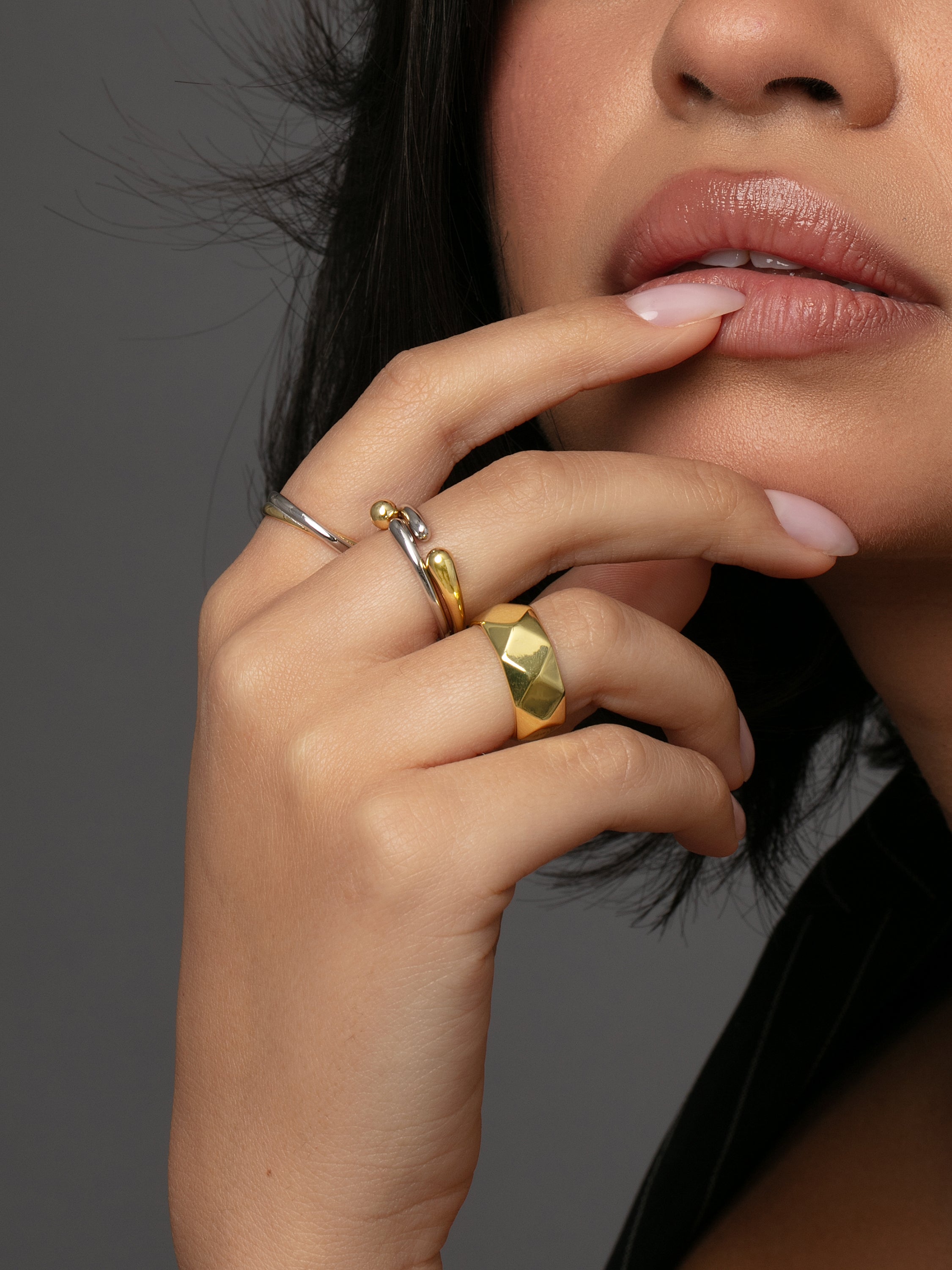 Muse Mixed Ring | Vermeil And Sterling Silver | Uncommon James