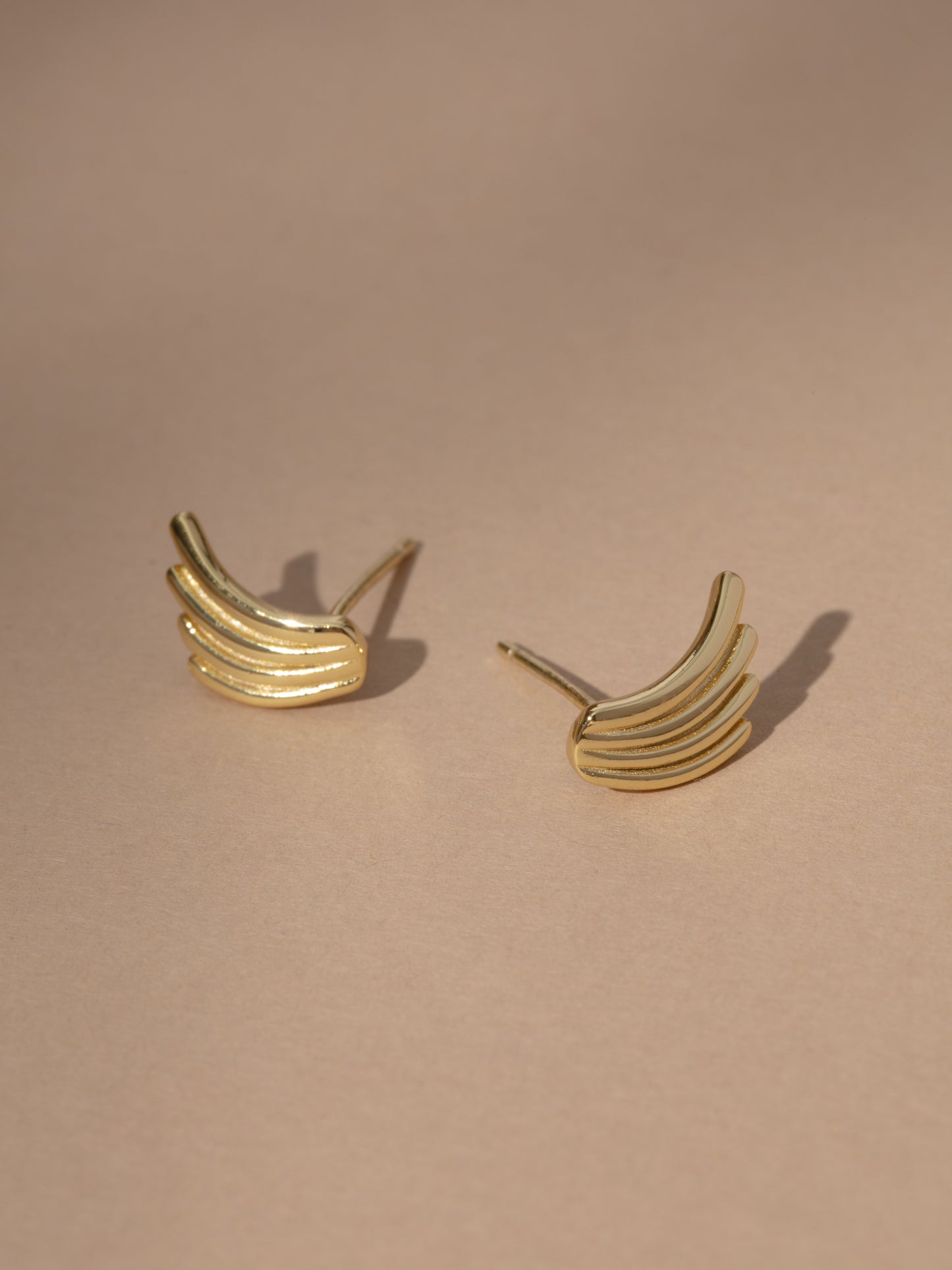 Vermeil Wing Stud Earrings | Gold Vermeil | Product Image | Uncommon James