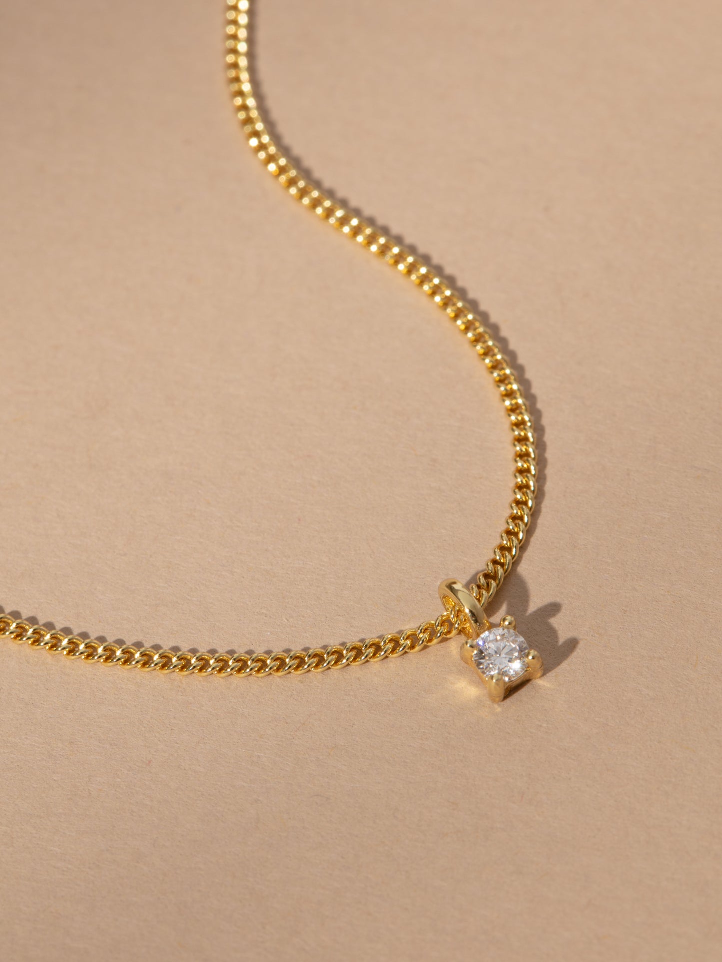 Vermeil Dream Diamond Necklace | Gold Vermeil | Product Image | Uncommon James