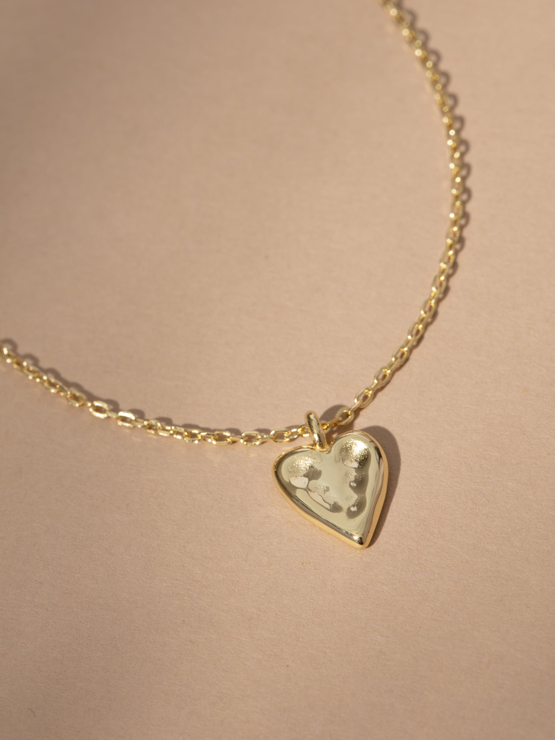 Vermeil Golden Heart Necklace | Gold Vermeil | Product Image 2 | Uncommon James