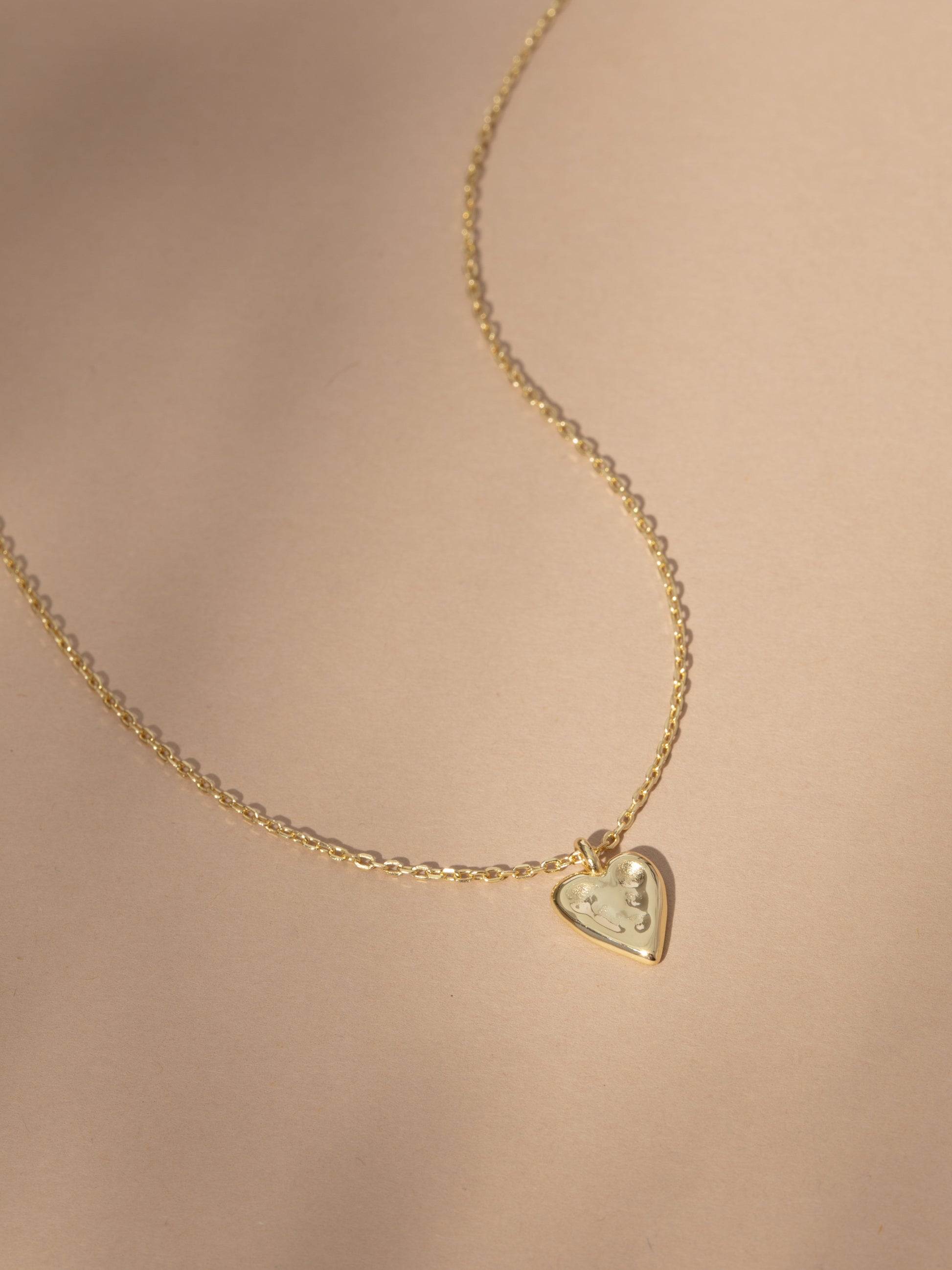 Vermeil Golden Heart Necklace | Gold Vermeil | Product Image 3 | Uncommon James