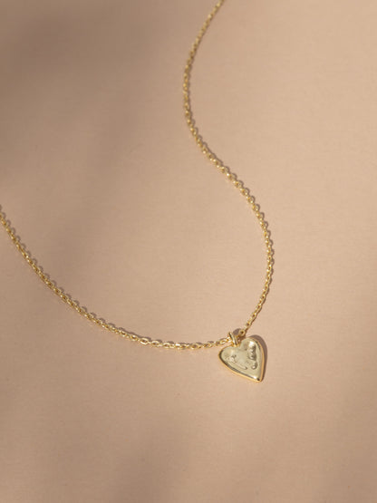 ["Vermeil Golden Heart Necklace ", " Gold Vermeil ", " Product Image 3 ", " Uncommon James"]