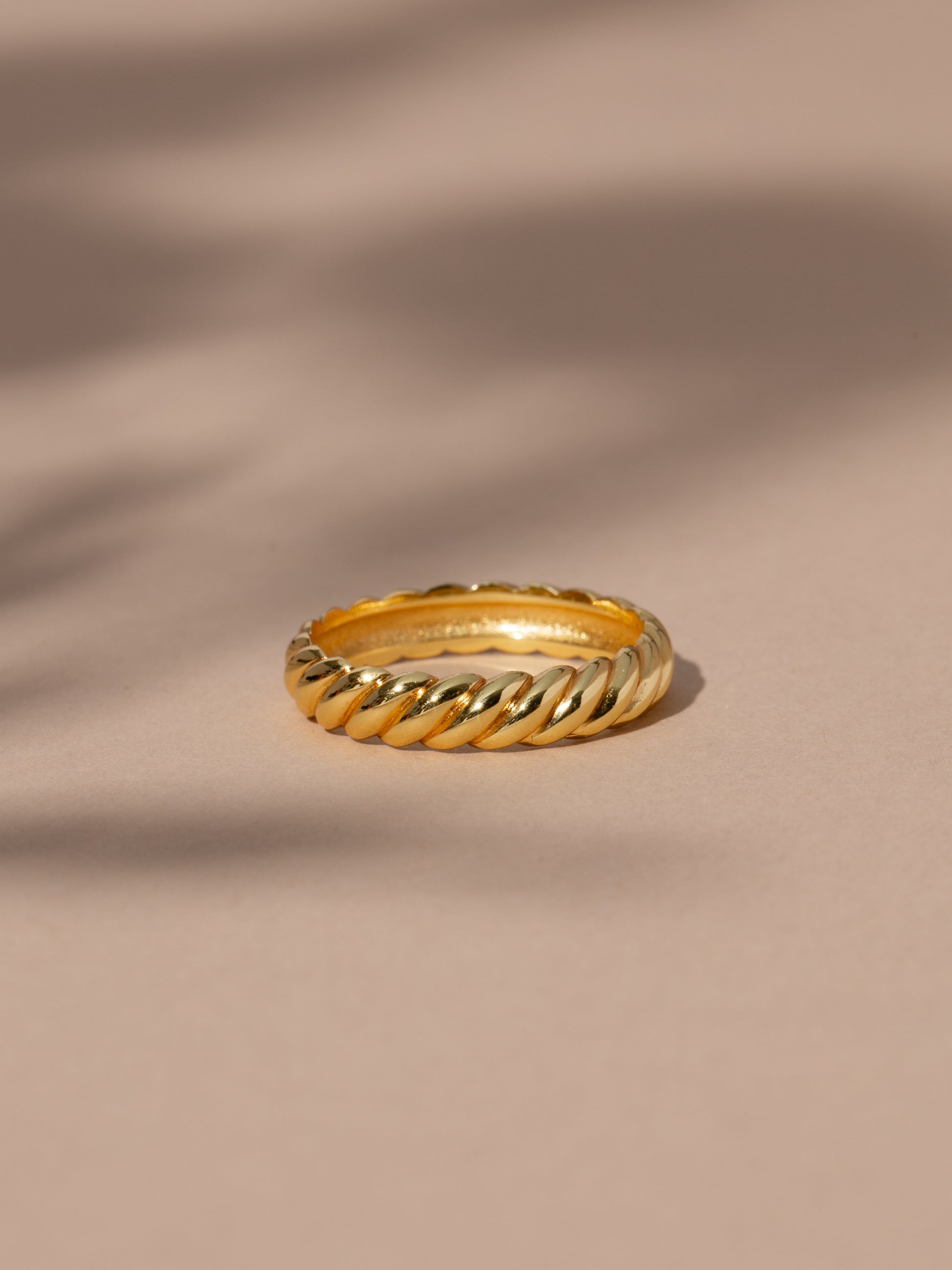Vermeil Twisted Ring | Gold | Product Images | Uncommon James