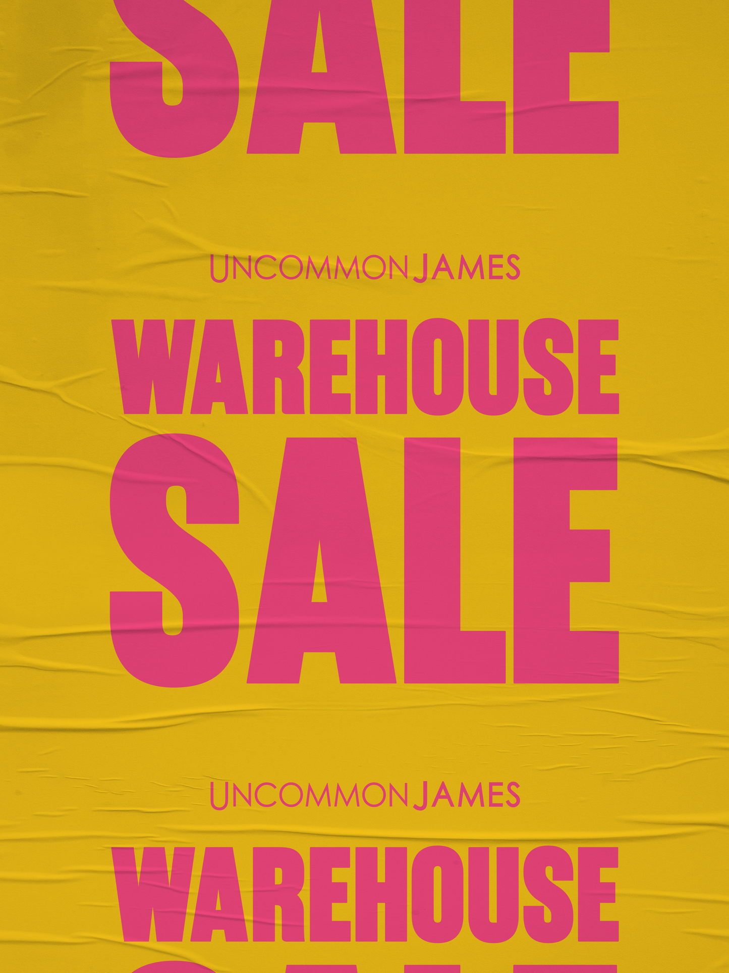 Uncommon James Warehouse Sale