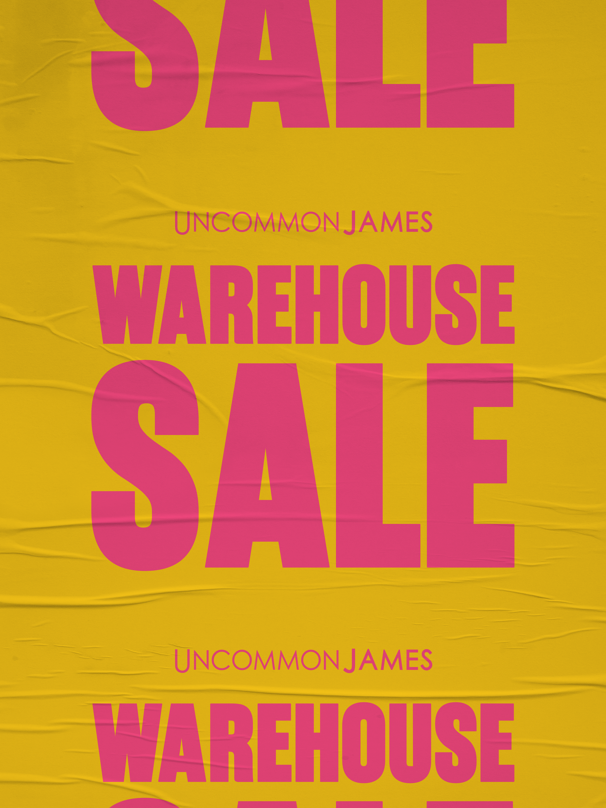 Uncommon James Warehouse Sale