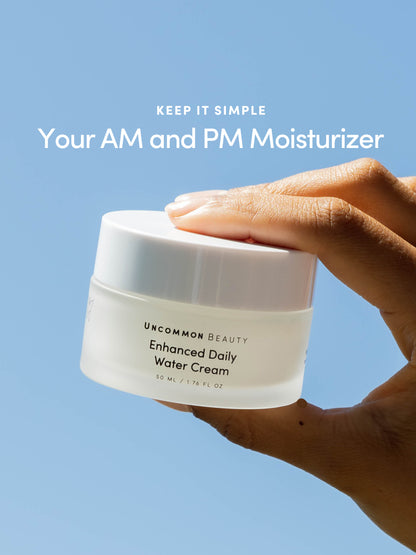 ["Enhanced Daily Water Cream ", " Full Size / 1.76 fl oz ", " Product Image ", " Uncommon Beauty"]