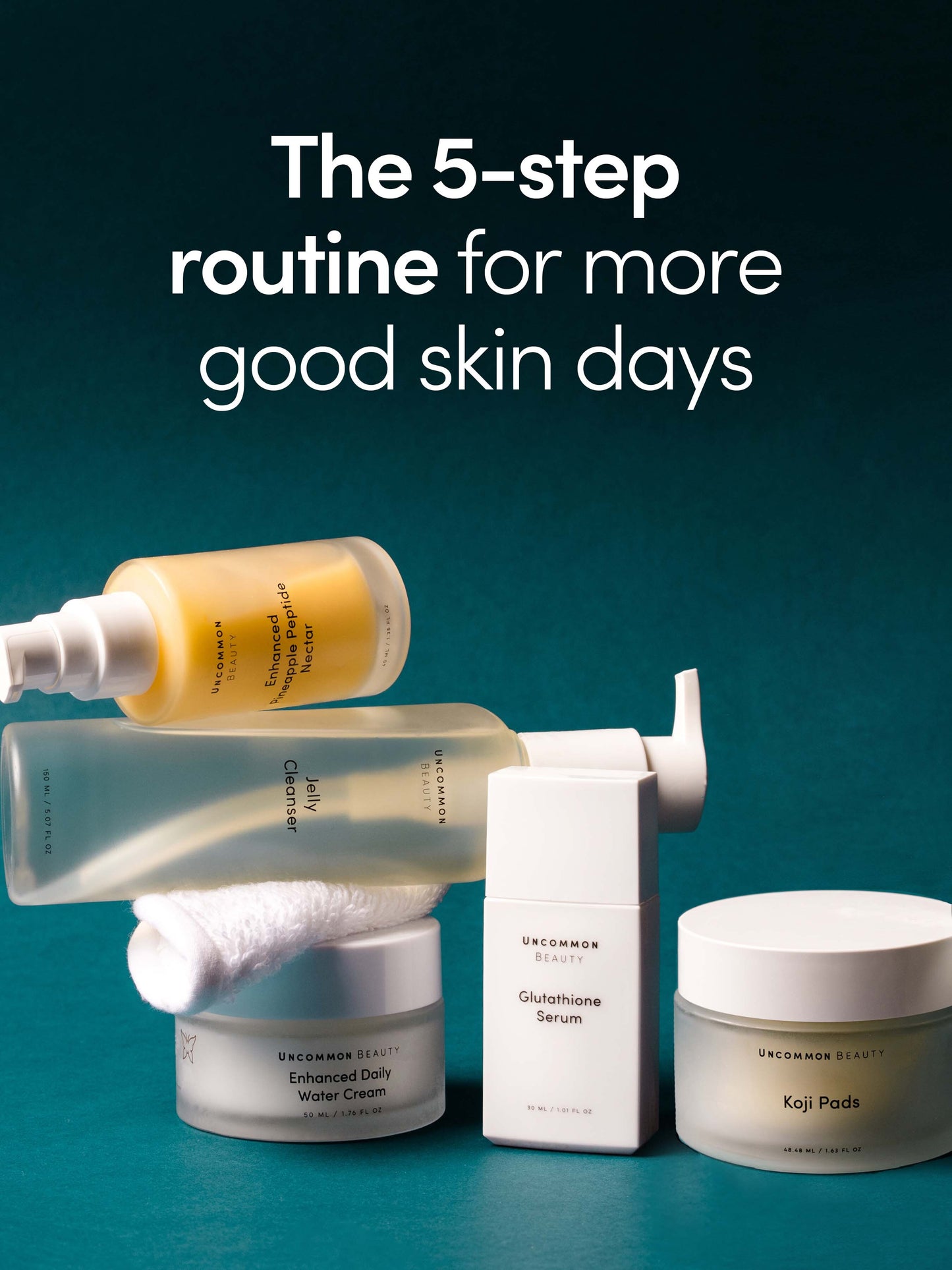 Kristin’s 5-Step Skincare Routine | Product Image | Uncommon Beauty