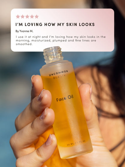 ["Face Oil ", " 30 ml // 1 fl oz ", " Review Image ", " Uncommon Beauty"]