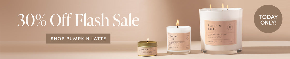 30% Off Flash Sale - SHOP PUMPKIN LATTE - TODAY ONLY!