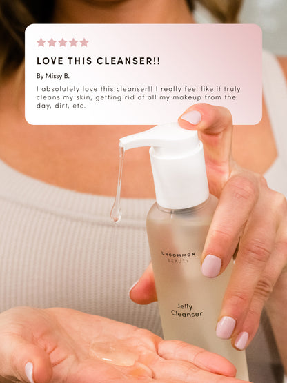 ["Jelly Cleanser ", " Full Size / 5.07 fl oz ", " Group Image ", " Uncommon Beauty"]