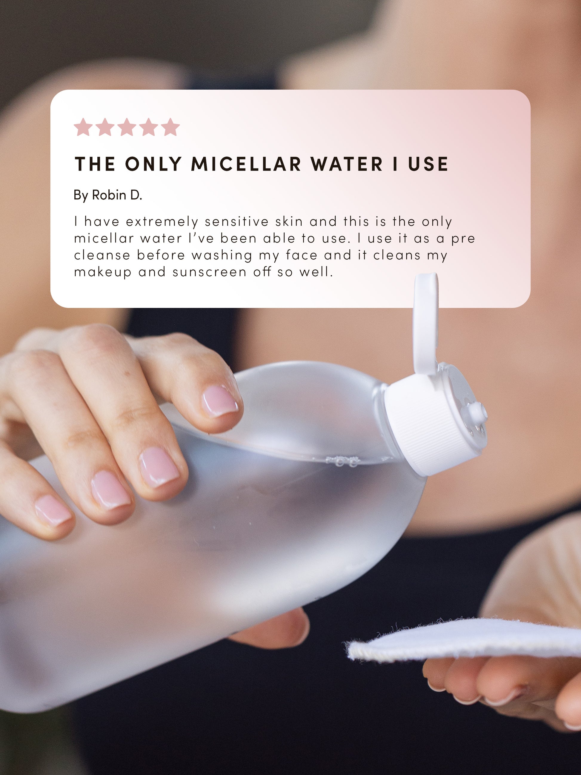 Micellar Water | Full Size / 13.52 fl oz Travel / 1.01 fl oz | Group Image | Uncommon Beauty