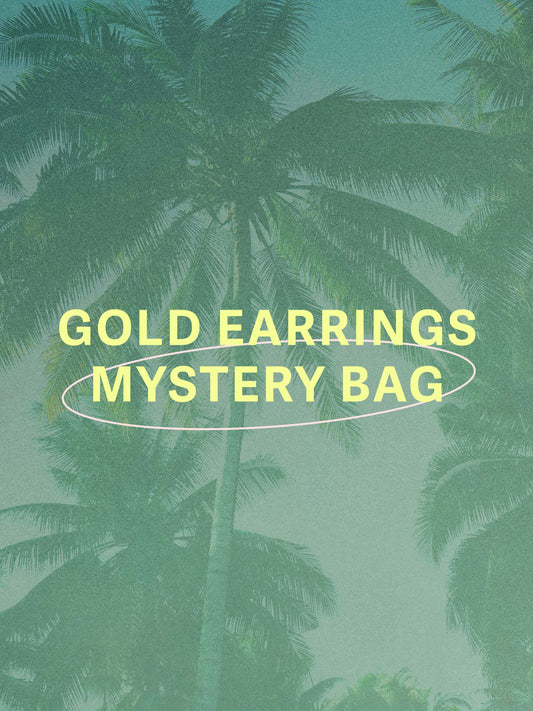 Gold Earrings Mystery Bag | Graphic Image | Uncommon James