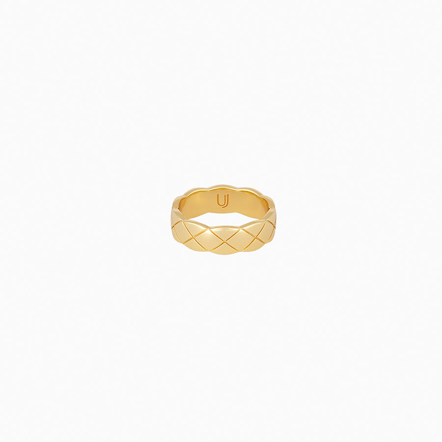 Criss Cross Vermeil Ring | Gold Vermeil | Product Detail Image | Uncommon James