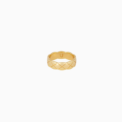 Criss Cross Vermeil Ring | Gold Vermeil | Product Detail Image | Uncommon James