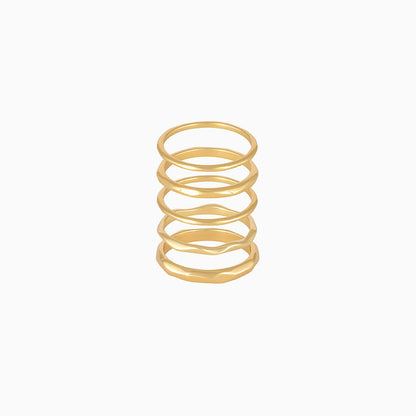 Forever Stack Vermeil Ring Set | Gold Vermeil | Product Detail Image 2 | Uncommon James