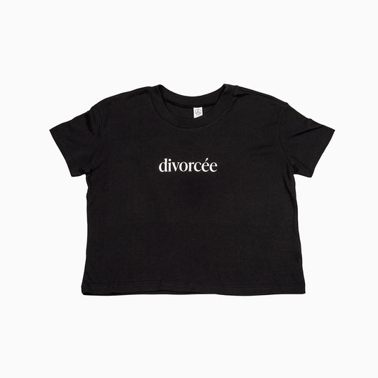 Divorcee Crop Top | Black | Product Image | Uncommon James