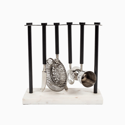["Black and Marble Bar Set ", " Product Image ", " Uncommon James Home"]