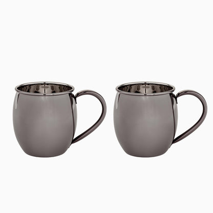 ["Gunmetal Moscow Mule Mugs (Set of 2) ", " Product Image ", " Uncommon James Home"]