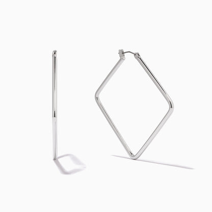 Girl Boss Earrings Medium | Sterling Silver | Product Image | Uncommon James