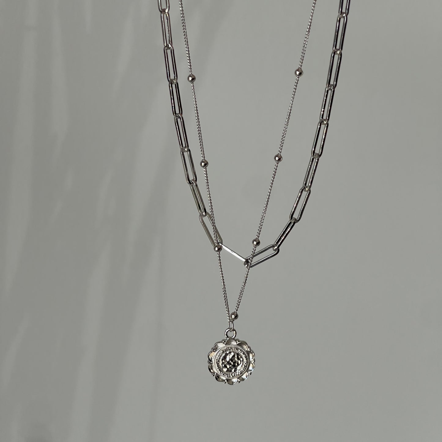 Atocha Necklace Small | Sterling Silver | Lifestyle Image | Uncommon James