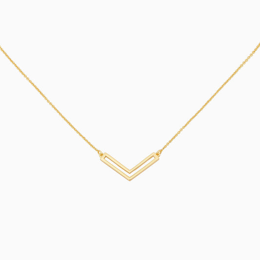 Borderline Necklace | Gold | Product Image | Uncommon James