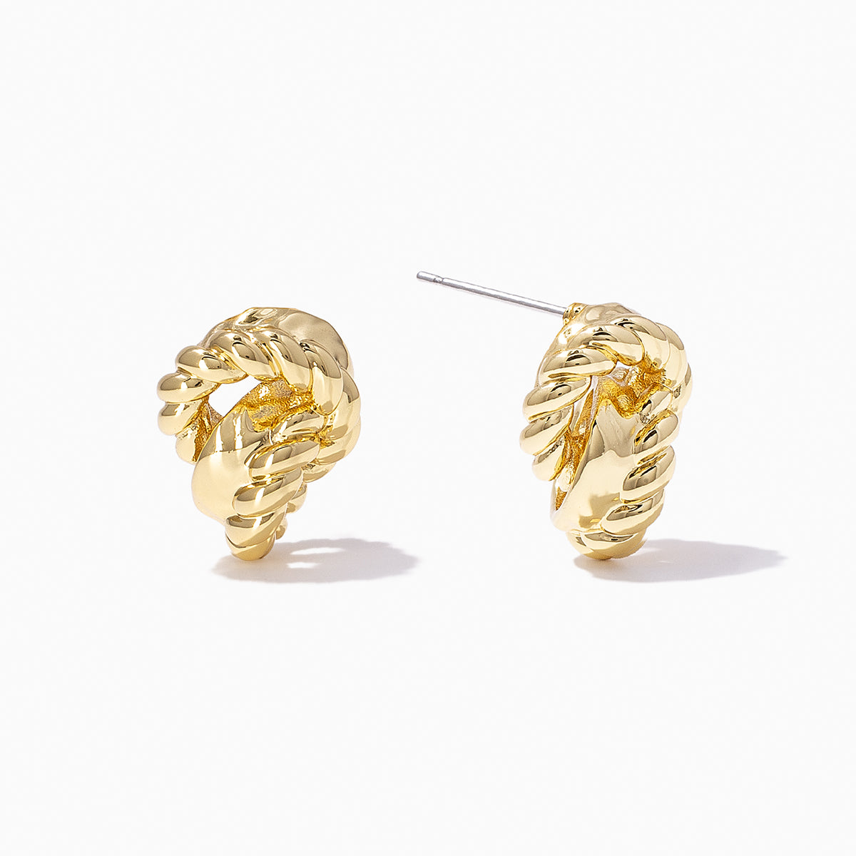 Eternity Stud Earrings | Gold | Product Detail Image | Uncommon James