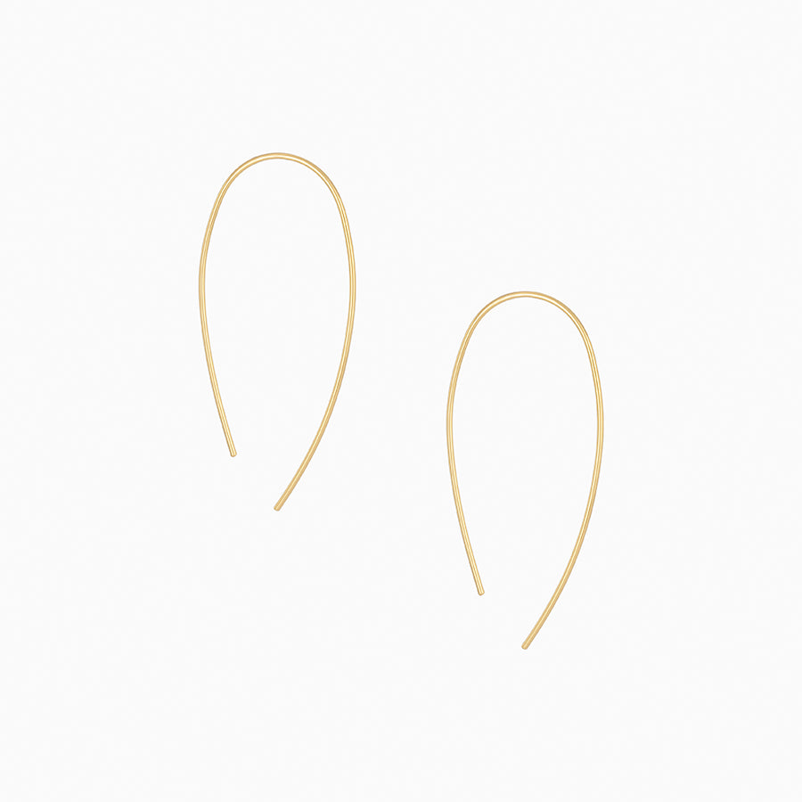 Hole in One Earrings | Gold | Product Detail Image | Uncommon James