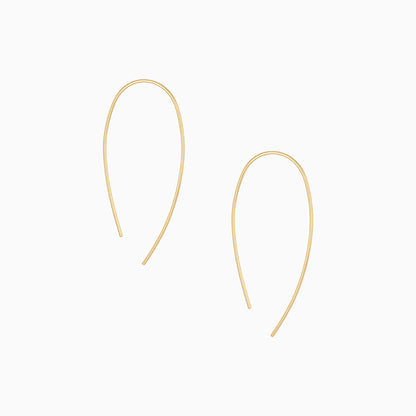 Hole in One Earrings | Gold | Product Detail Image | Uncommon James