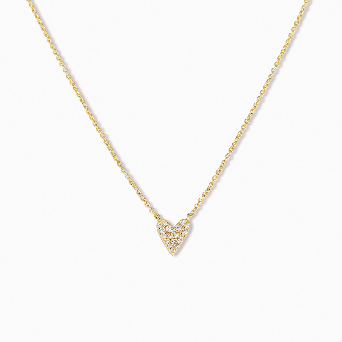 Full Heart Necklace | Gold | Product Image | Uncommon James