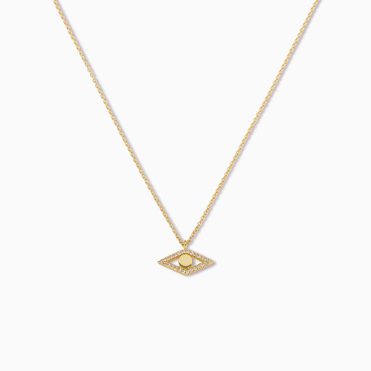 Ward Off Evil Necklace | Gold | Product Image | Uncommon James