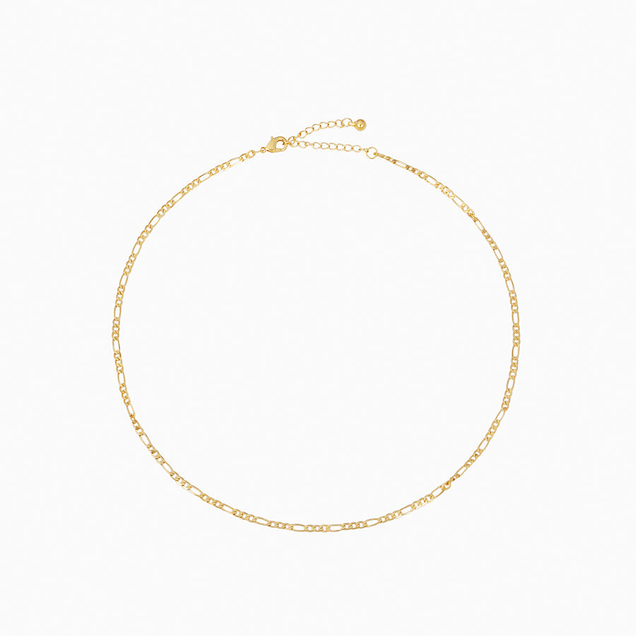 Yacht Classic Figaro Chain Necklace in Gold | Uncommon James