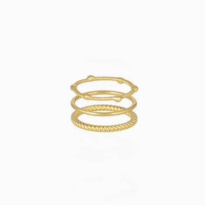 No Boundaries Ring (Set of 3) | Gold | Product Image | Uncommon James