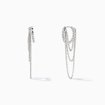 Chains Huggies | Sterling Silver | Product Image | Uncommon James